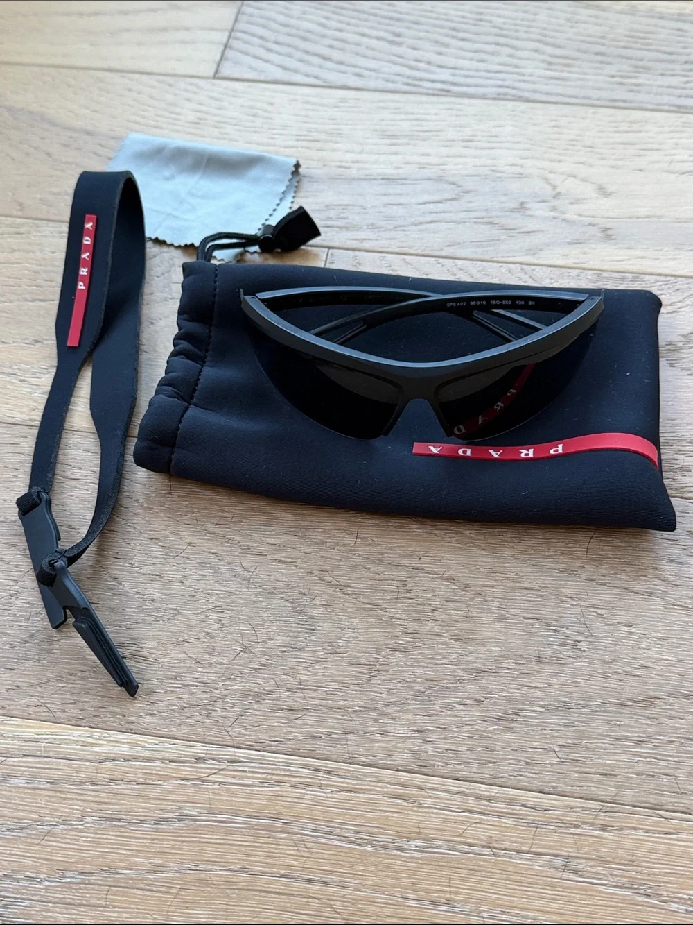 Prada Linea Rossa PS A02S 1BO5S0 Nero Opaco / Ardesia Lens 96-10-130